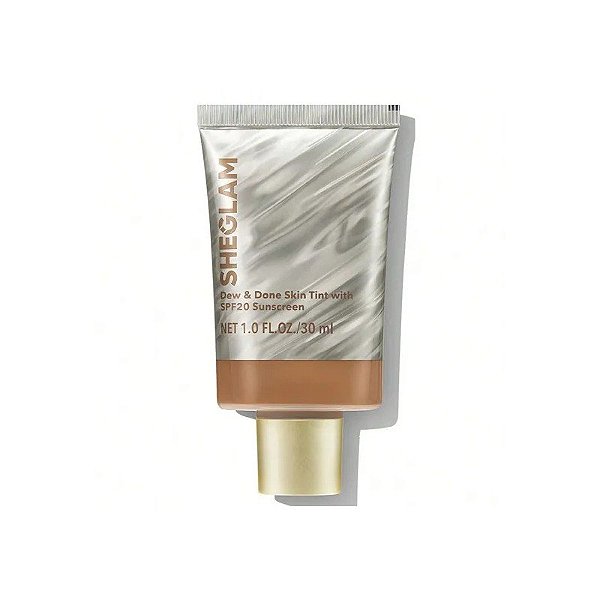 Base Tonal Sheglam Dew & Done Tinta para Pele FPS20 Saddle 30ML