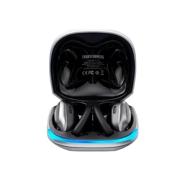 Fone de Ouvido Transformers TF-T33 - Bluetooth - com Microfone - Cinza