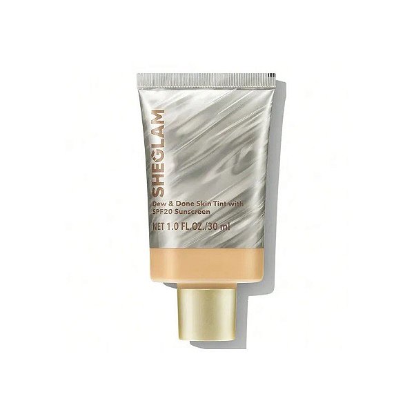 Tinta Facial Sheglam Dew & Done Skin Tint com FPS20 Bambu 30ML