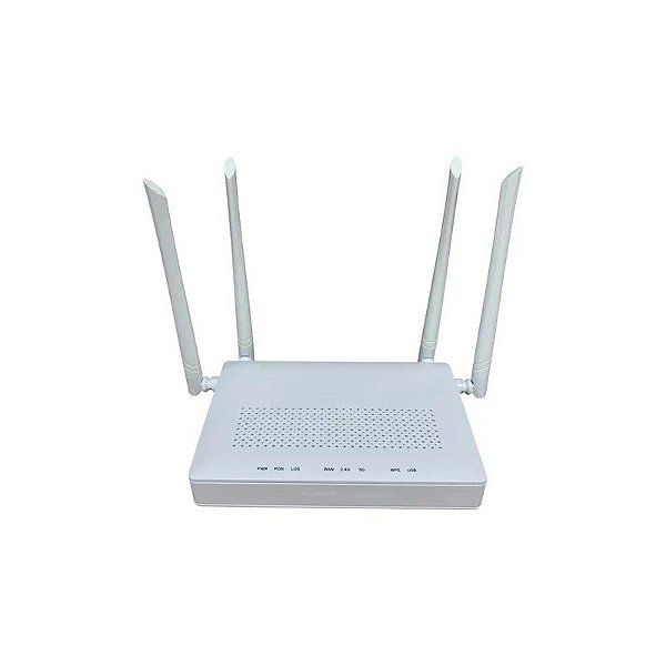 Roteador F. Ont Gpon/Epon Xpon WIFI5 Ac 4GE+USB V2804AC-Z 5DBI Apc