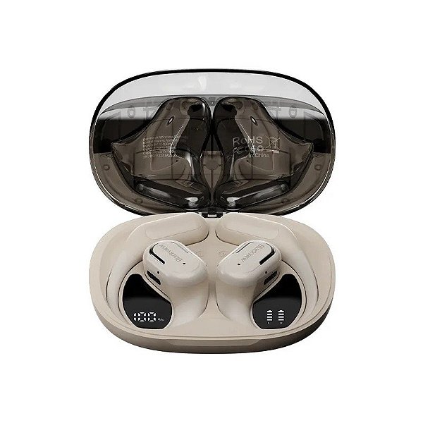 Fone de Ouvido Sem Fio Blackview Airbuds 300 com Carregamento - Marfim