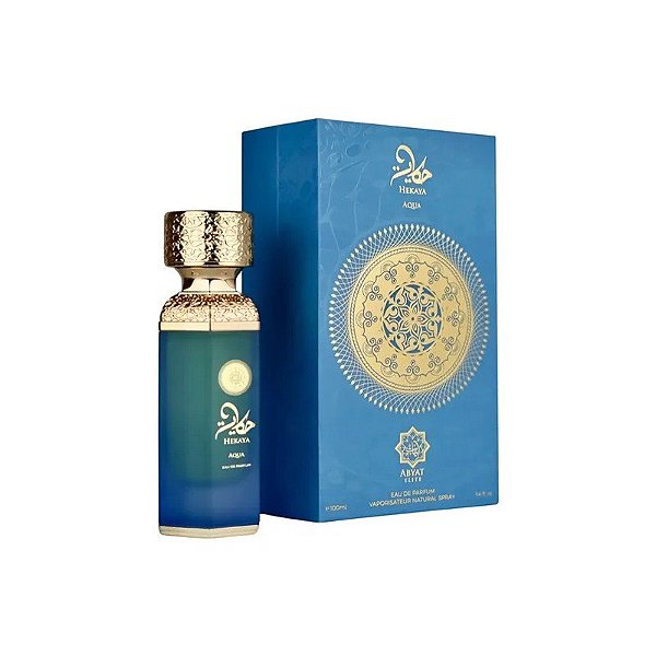 Perfume Abyat Hekaya Aqua Água de Perfume Unissex 100ML