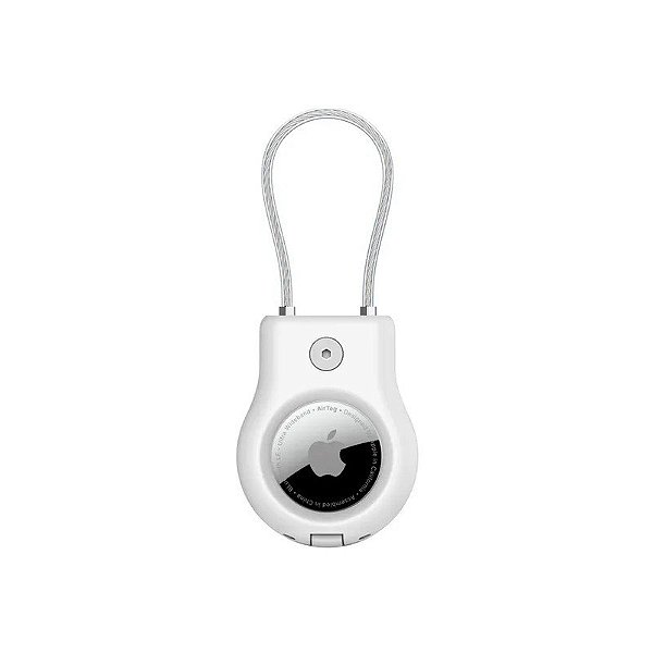 Suporte Seguro com Cabo para Airtag Belkin MSC009BTWH - Branco