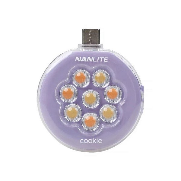 Lavador Redondo LED Nanlite Cookie USB-C