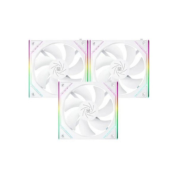 Cooler Ventilador Thermalright TL-M12QRW X3 Argb Branco 120MM