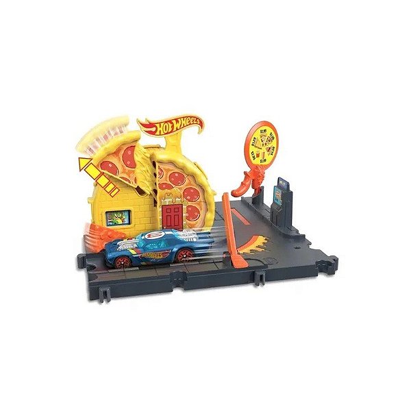 Conjunto de Pista Hot Wheels Estação de Gasolina