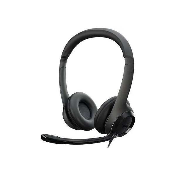 Fone de Ouvido Logitech H390 981-000014 - USB - Preto