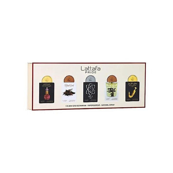 Kit Perfumes Lattafa Pride Nº 2 Eau de Parfum - Unissex 5 Peças
