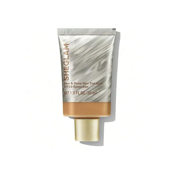 Base facial Sheglam Dew & Done Skin Tint FPS20 Dourado 30ML