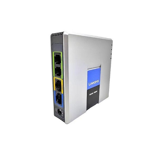 Adaptador de Voz Linksys Voip Sipura Spa 2102-Na para 2 Portas
