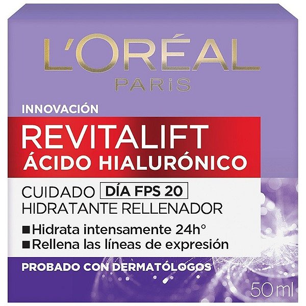 Creme L'Oréal Revitalift Ácido Hialurônico Diurno - 50mL