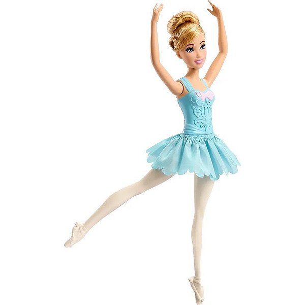 Boneca Disney Princesa Cinderela Bailarina Mattel - HLV92-HLV93