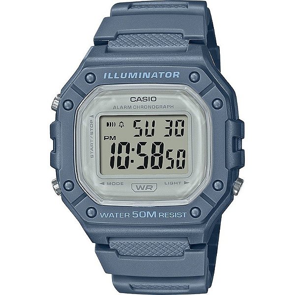 Relógio Casio Digital W-218HC-2AVDF - Masculino