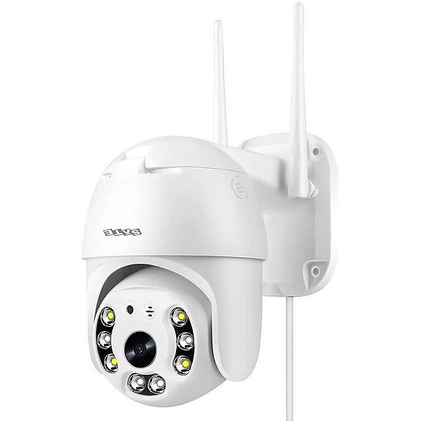 Câmera de Segurança IP Satellite A-CAM004 HD Wifi Bivolt - Branco