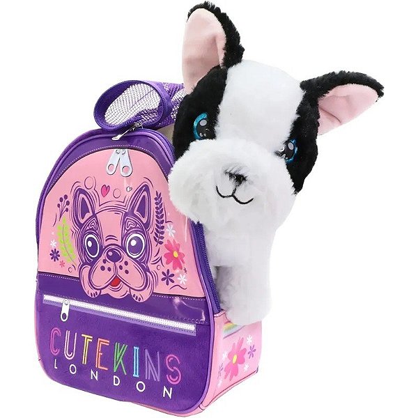 Peluche com Mochila Cutekins Funville - 35046