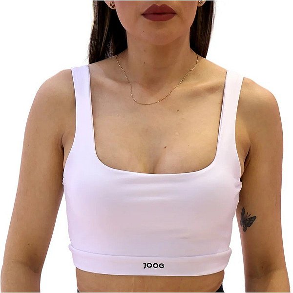 Top Branco Feminino Joog