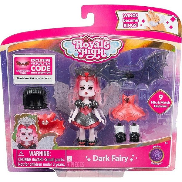 Jazwares Boneca Hada Negra Royale High - RYH0016