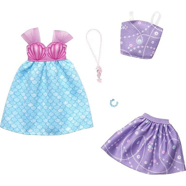 Conjunto de Roupas para Boneca Barbie Fashion Pack Mattel - HRH44