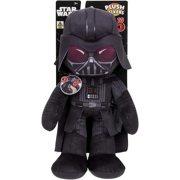 Boneco de Pelúcia Darth Vader Star Wars Plush Talkers Mattel HYN25