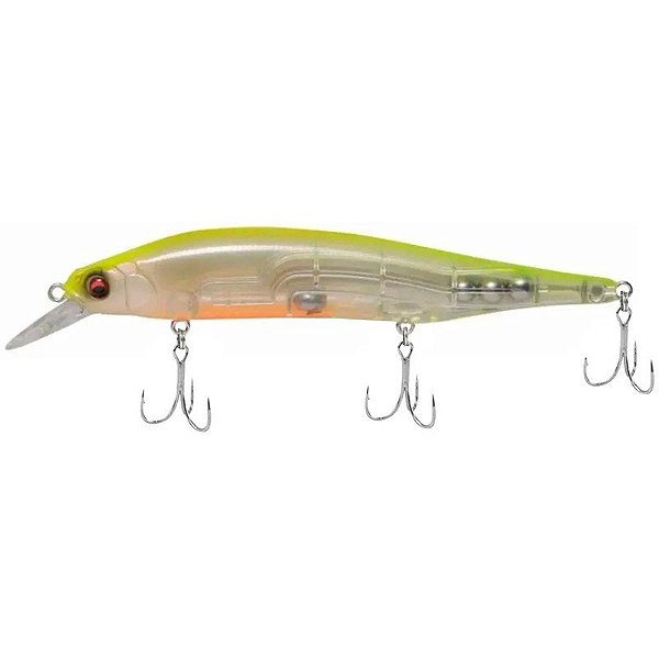 Isca Megabass X-80 Magnum - Esqueleto Chartreuse Costas