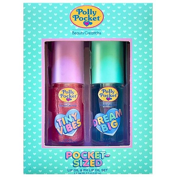 Kit Óleo Labial Beauty Creations Polly Pocket Dream Big (2 Cores de 6,5mL)