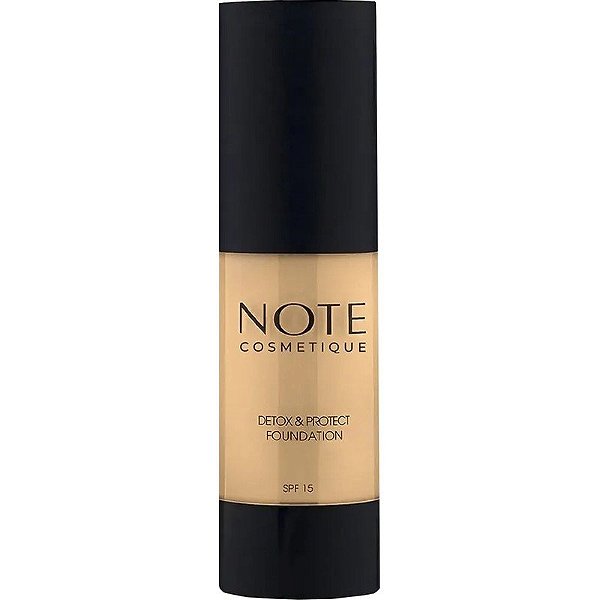 Base Poção Desintoxicante e Protectá Antienvelhecimento Matiz de Bege Personalidade 116 Dourado e Bege 30ml