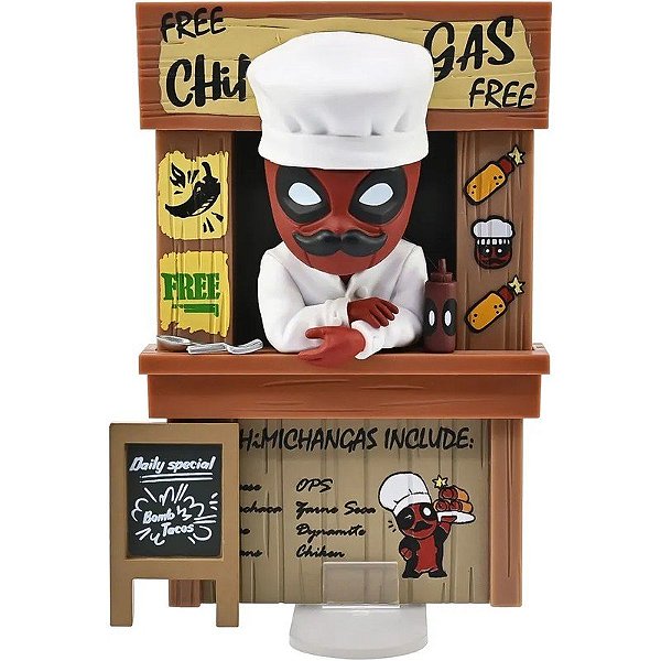 Figura Deadpool Série Herói de Ação Marvel Yume Toys - 15484