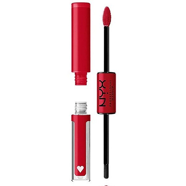 Batom Líquido NYX Shine Loud Rebel In Red SLHP17 - 3.4mL
