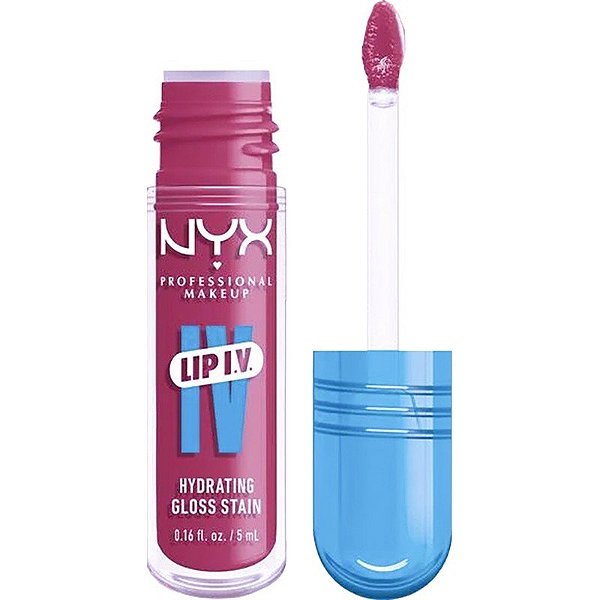 Gloss labial NYX Lip Iv Gloss 10 Berry Thirsty - 5mL
