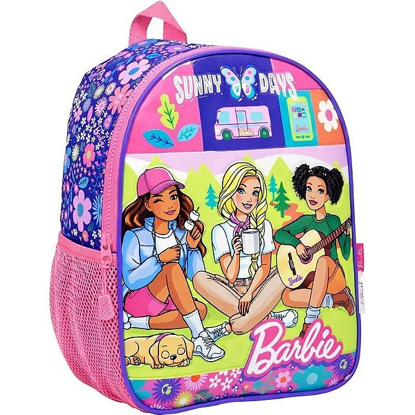 Mochila Infantil Mattel Barbie Sunny Days Camp Malibu Azul - 71625
