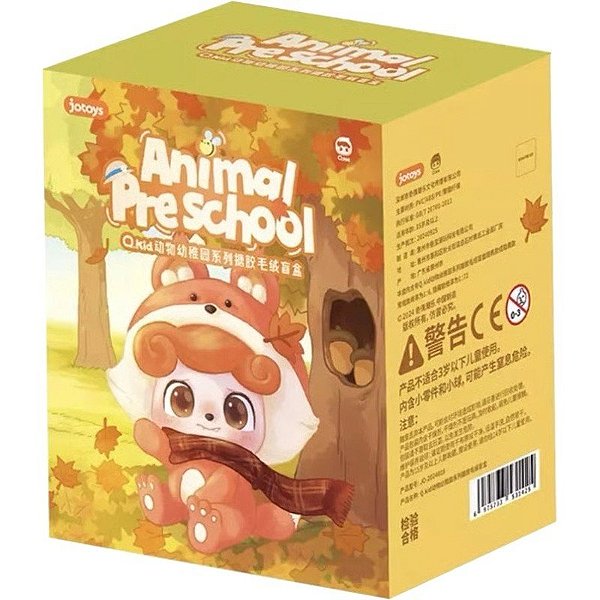 Caixa Cega de Pelúcia Animal da Série Pré-Escolar Figura Q.Kid Jotoys - JO-2024018