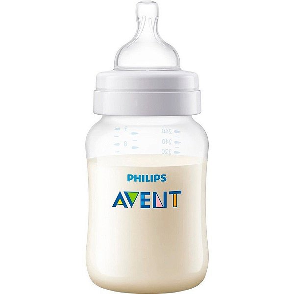Mamadeira para bebê Philips Avent Natural Anti-Cólicas 260ml - SCY103/01