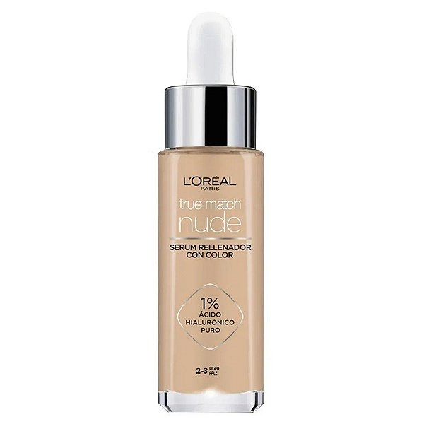 Base Líquida L'Oréal True Match Nude 2-3 Light - 30mL