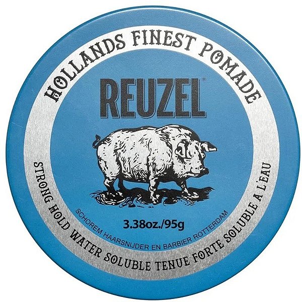 Pomada Reuzel Azul Fixação Forte Resistente à Água Solúvel - 95g