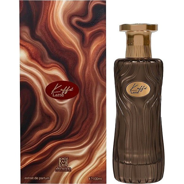 Perfume Ahmed Al Maghribi Kaffe Latte de Edição Extra Durável Pegajosa 100mL - Unissex