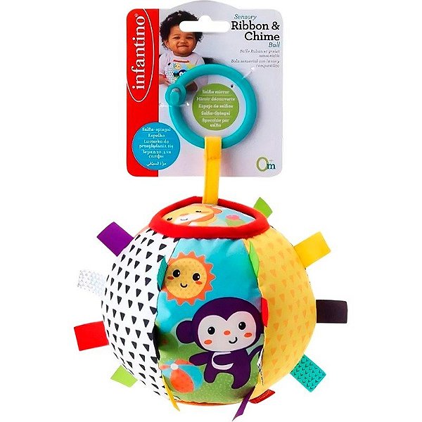 Bola sensorial pendurada Infantino 0M+