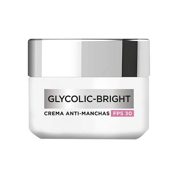 Creme Facial de Dia L’Oréal Paris Glycolic Bright Antimanchas FPS 30 - 50ML