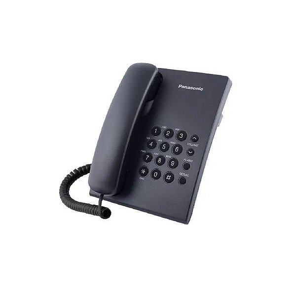 Telefone Panasonic KX-TS500LX Preto