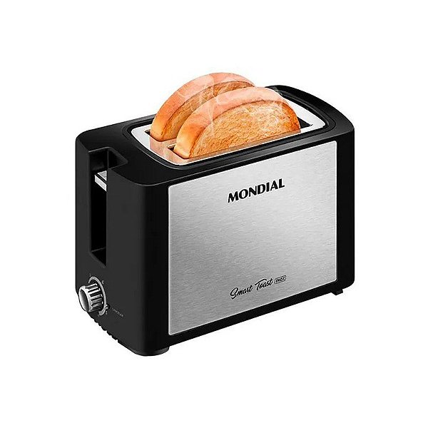 Torradeira Mondial Inox T-13 2 Pães 110V