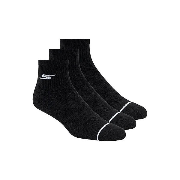 Par de Meias Esportivas Skechers 3 Pares 1/2 Terry QTR Crew para Homem 10-13