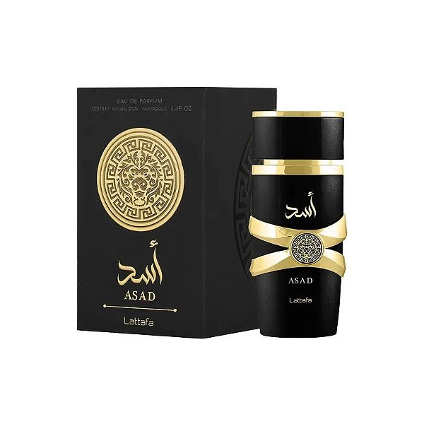 Perfume Lattafa Asad EDP 100ML Preto
