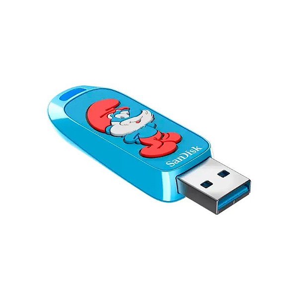Pendrive Sandisk G46 128GB USB-A Smurfs Azul - Sdczis