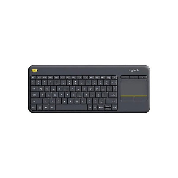 Teclado Logitech com Touch sem Fio K400 Plus 920-007123 Preto