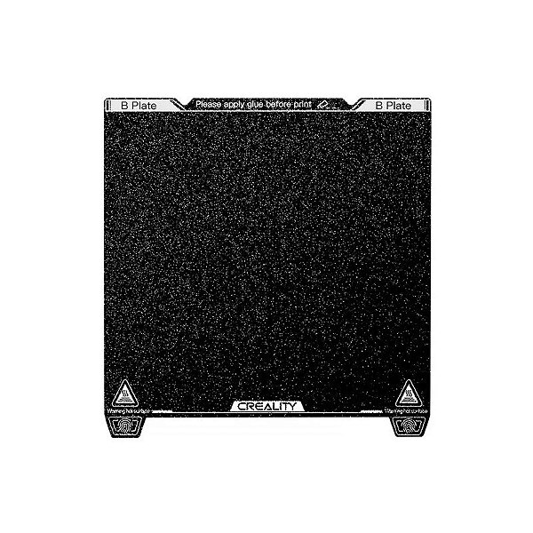 Kit Plataforma de Impressão Pei Creality 315x310mm Aço Inoxidável para Impressora 3D - 4004090105