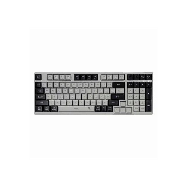 Teclado Redragon BK-7114GB, 96% Sem Fio BT, Switch Tesoura, Preto/Branco, Inglês