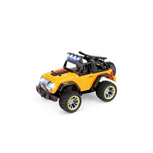 Carro Wltoys 1/32 Mini Extreme Charge Corrida 2WD Amarelo 322221
