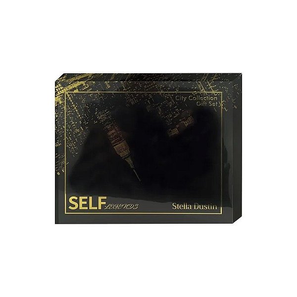 Kit Perfume Masculino Stella Dustin Self Legends Edp 100 ML + Gel de Banho 100 ML + Perfume 5 ML