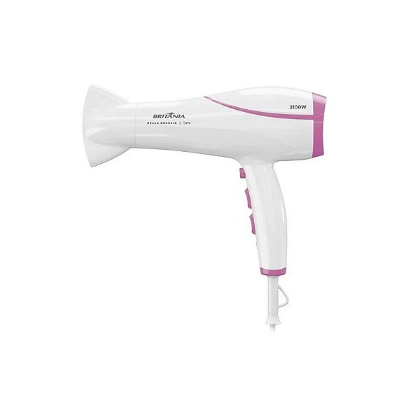 Secador de Cabelo Britania Bella BSCE21A Bivolt Branco