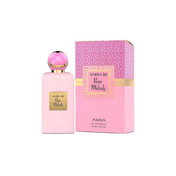 Perfume Fariis Rose Melody - Eau de Parfum - Feminino - 100ML