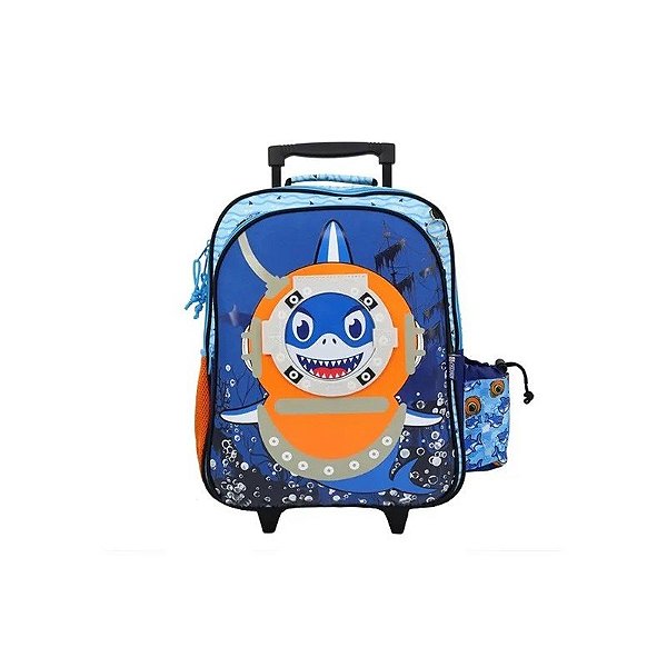 Mochila com Rodas Baby Shark